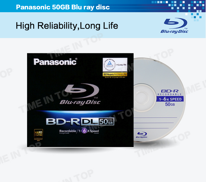 50GB BD-R Blu ray disc