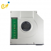 La fábrica de China M. 2 (NGFF) caddy SSD segundo disco duro con un ventilador de refrigeración para portátil
