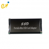 الصين مصنع البسيطة PCI-E / mSATA SSD إلى USB3.0 حالة الخارجية